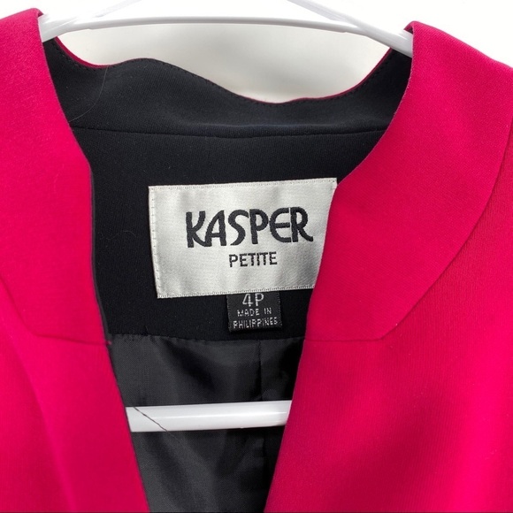 Kasper Women's Blazer & Skirt Work Outfit Set Pink - Picture 5 of 8